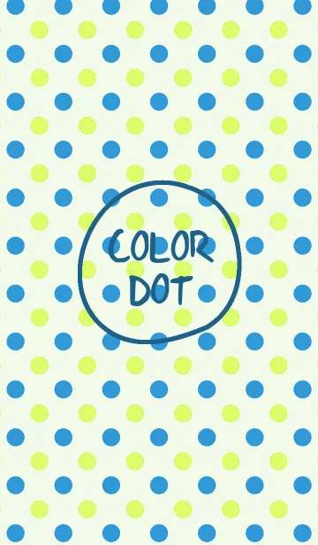 [LINE着せ替え] カラー ドット 02の画像1