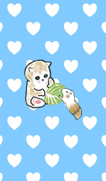 [LINE着せ替え] ベジにゃん6の画像1