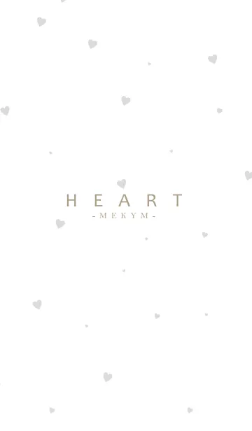 [LINE着せ替え] HEART Gray-MEKYM- 25の画像1