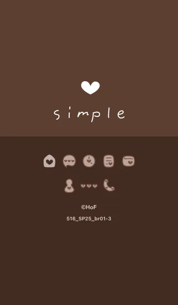 [LINE着せ替え] 516.25_ブラウン1-3の画像1