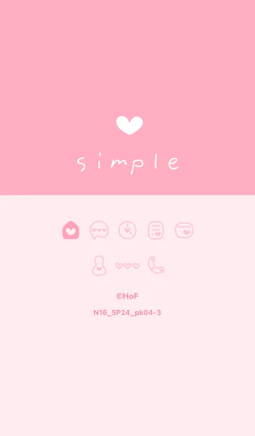 [LINE着せ替え] N16.24_ピンク4-3の画像1