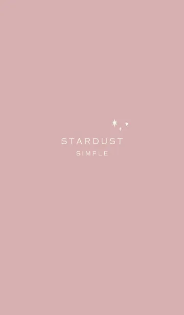 [LINE着せ替え] スターダスト シンプル ピンク ベージュの画像1
