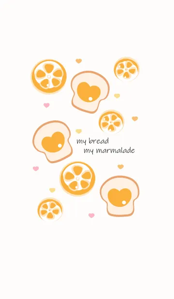 [LINE着せ替え] Mini bread with marmaladeの画像1