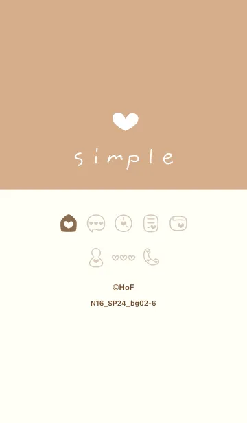 [LINE着せ替え] N16.24_ベージュ2-6の画像1