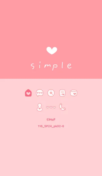 [LINE着せ替え] 116.24_ピンク2-6の画像1