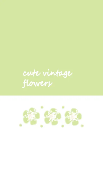 [LINE着せ替え] Cute vintage flower (New ver) 5の画像1