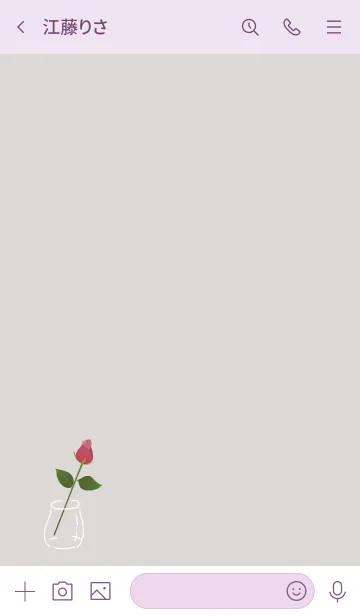 [LINE着せ替え] お洒落な薔薇♬ Vol.7の画像3