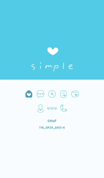 [LINE着せ替え] 116.24_ブルー3-6の画像1