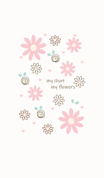 [LINE着せ替え] Fairy tale flowers 4の画像1