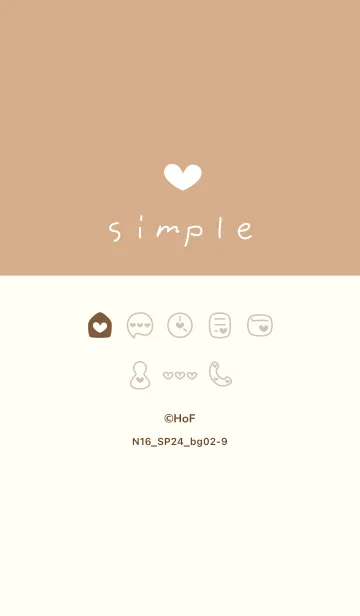 [LINE着せ替え] N16.24_ベージュ2-9の画像1