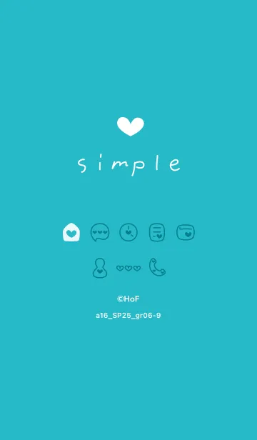 [LINE着せ替え] a16.25_グリーン6-9の画像1