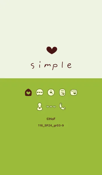 [LINE着せ替え] 116.24_グリーン3-9の画像1