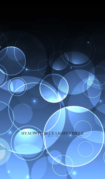 [LINE着せ替え] HYACINTH BLUE LIGHT CIRCLEの画像1