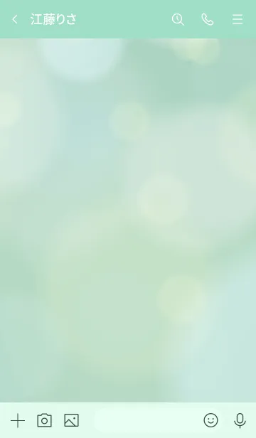 [LINE着せ替え] Natural Green. 35 -MEKYM-の画像3