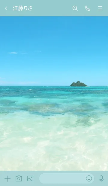 [LINE着せ替え] Hawaiian ocean is so beautiful... 23の画像3