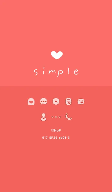 [LINE着せ替え] 517.25_レッド1-3の画像1