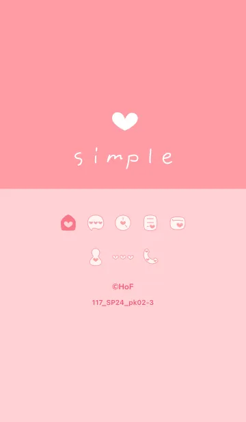 [LINE着せ替え] 117.24_ピンク2-3の画像1