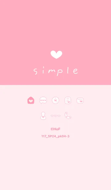 [LINE着せ替え] 117.24_ピンク4-3の画像1