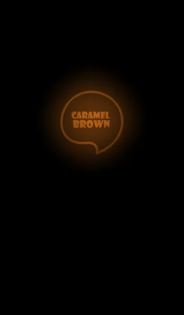 [LINE着せ替え] Caramel Brown Neon Theme Vr.7 (JP)の画像1