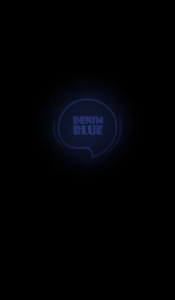[LINE着せ替え] Denim Blue  Neon Theme Vr.7 (JP)の画像1