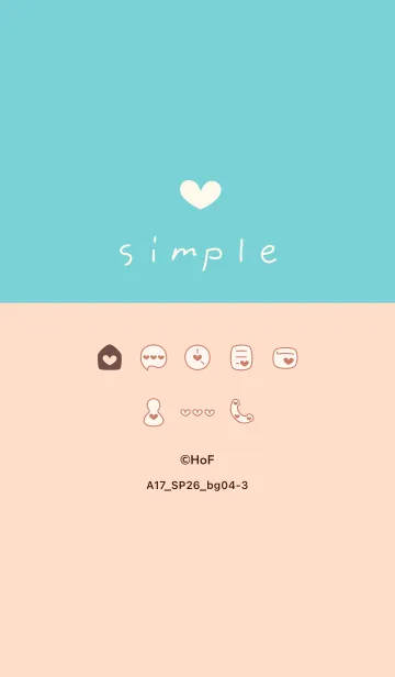 [LINE着せ替え] A17.26_ベージュ4-3の画像1