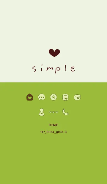 [LINE着せ替え] 117.24_グリーン3-3の画像1