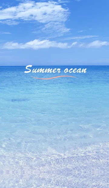 [LINE着せ替え] Summer ocean.の画像1