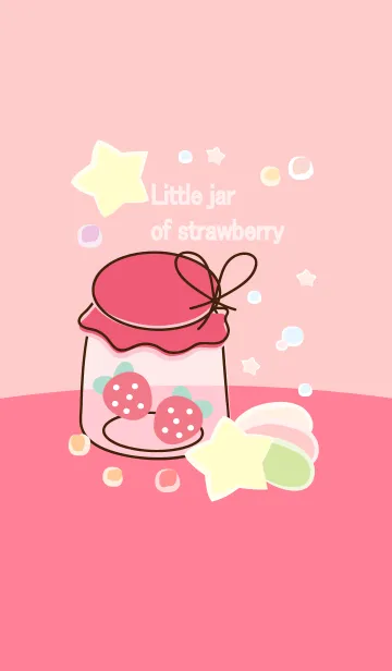 [LINE着せ替え] little jar of strawberry 58の画像1