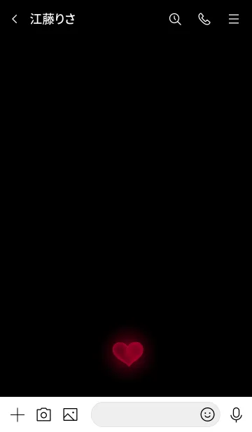 [LINE着せ替え] HEART LIGHT -MEKYM- 28の画像3
