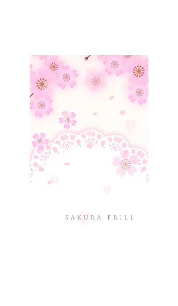 [LINE着せ替え] SAKURA FRILL 2の画像1