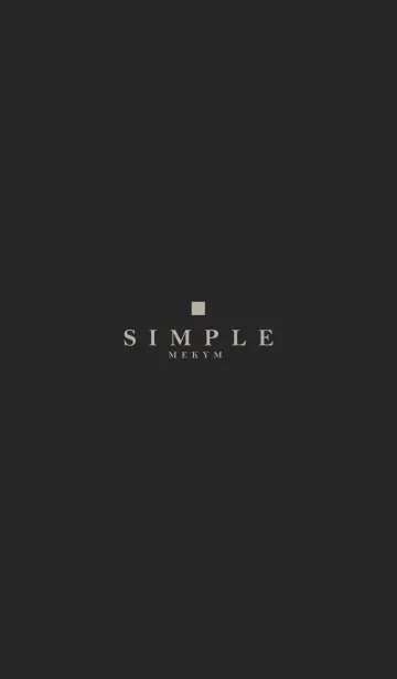 [LINE着せ替え] MATTE BLACK -SIMPLE SQUARE- 18の画像1