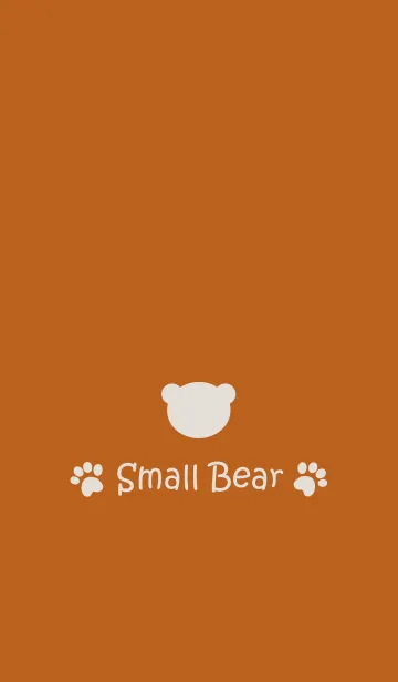 [LINE着せ替え] Small Bear *CARAMEL*の画像1