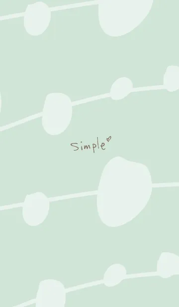 [LINE着せ替え] シンプル 有機的15の画像1