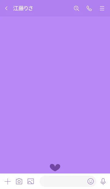 [LINE着せ替え] 517.25_パープル1-9の画像3