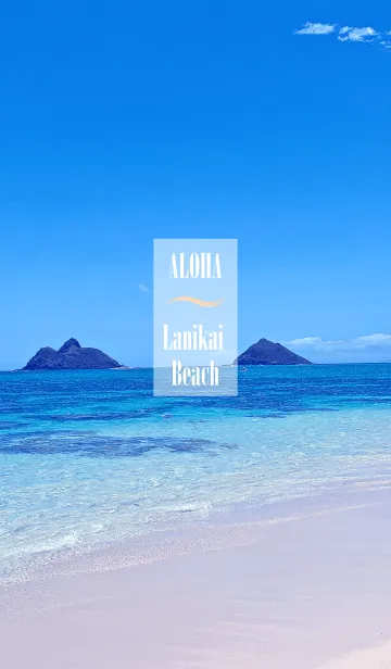 [LINE着せ替え] ALOHA Lanikai Beach 2の画像1