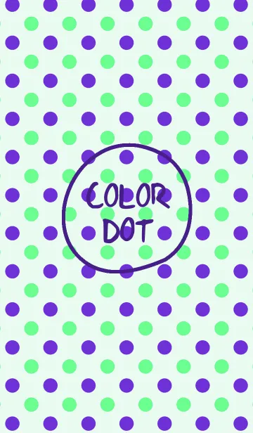 [LINE着せ替え] カラー ドット 04の画像1