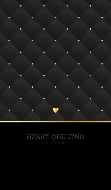 [LINE着せ替え] HEART QUILTING -GRAY- 9の画像1