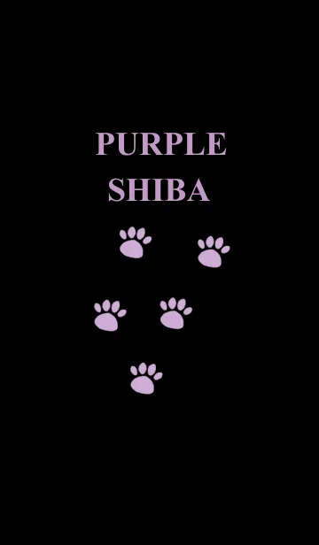 [LINE着せ替え] PURPLE SHIBAの画像1