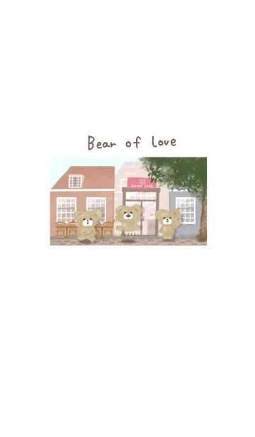 [LINE着せ替え] bear of love ♡♡♡〜pink〜の画像1
