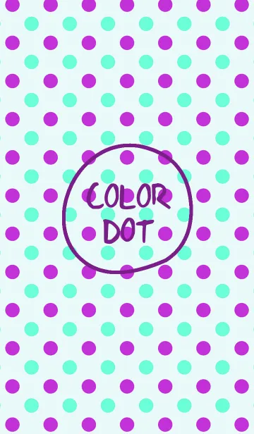 [LINE着せ替え] カラー ドット 05の画像1
