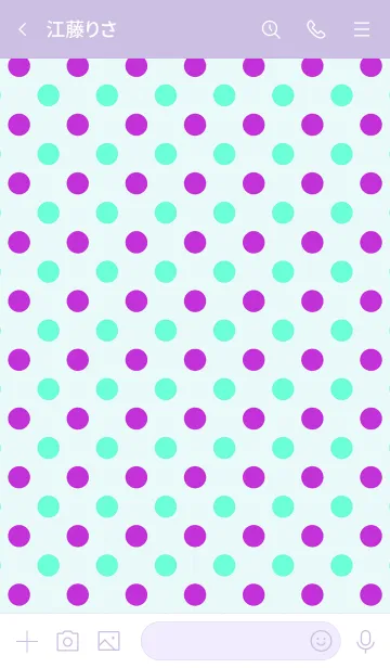 [LINE着せ替え] カラー ドット 05の画像3