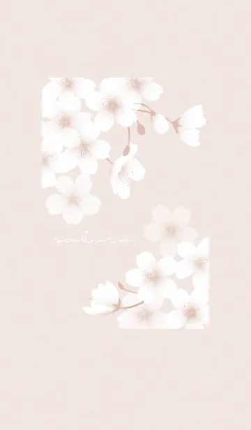 ～桜～ Vol.20 ベージュの着せ替えメイン画像
