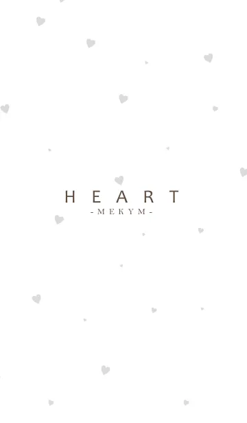 [LINE着せ替え] HEART Gray-MEKYM- 27の画像1