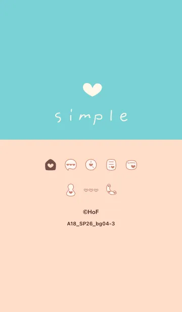 [LINE着せ替え] A18.26_ベージュ4-3の画像1