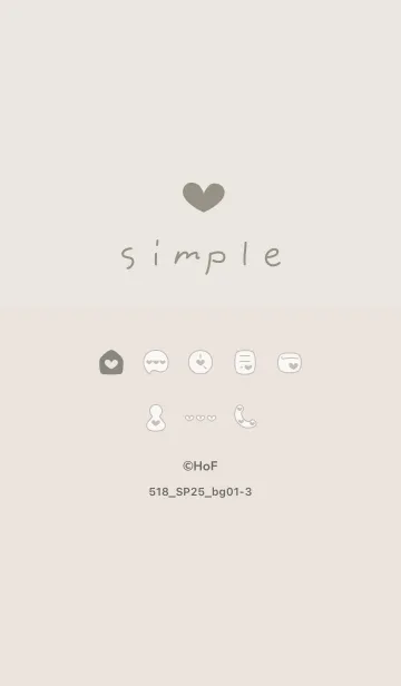 [LINE着せ替え] 518.25_ベージュ1-3の画像1