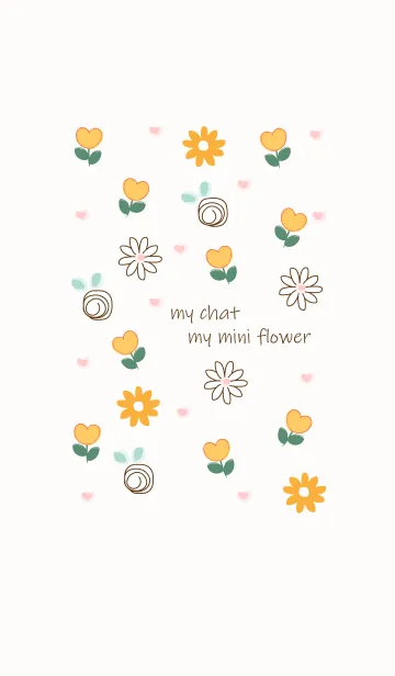 [LINE着せ替え] Mini yellow flowersの画像1