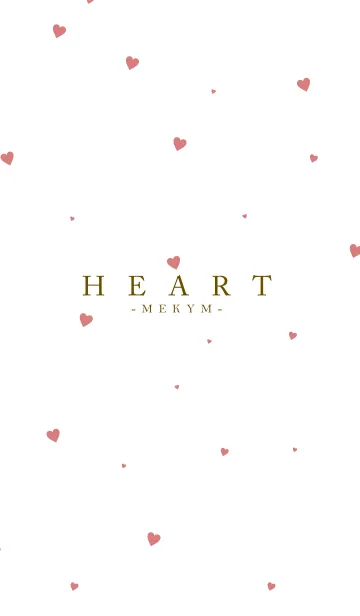 [LINE着せ替え] HEART Red -MEKYM- 27の画像1