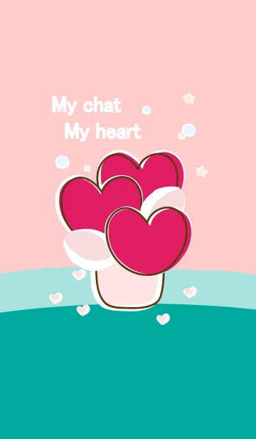 [LINE着せ替え] My chat my heart flower 59の画像1