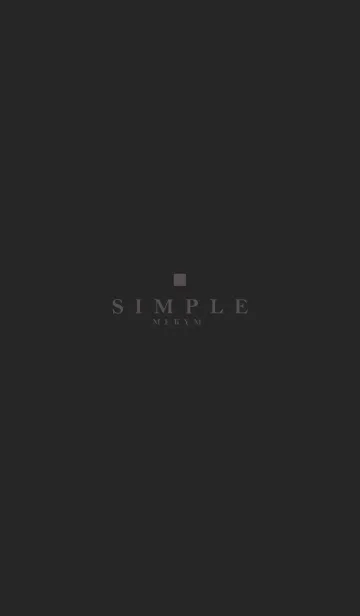 [LINE着せ替え] MATTE BLACK -SIMPLE SQUARE- 19の画像1