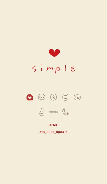 [LINE着せ替え] a18.25_ベージュ3-6の画像1